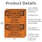 Signmission No Dumping Tenant Use Only Bilingual, 7 in W x Rectangle, Aluminum OS-2PACK-WS-A-710-L-12700 - alternate 2